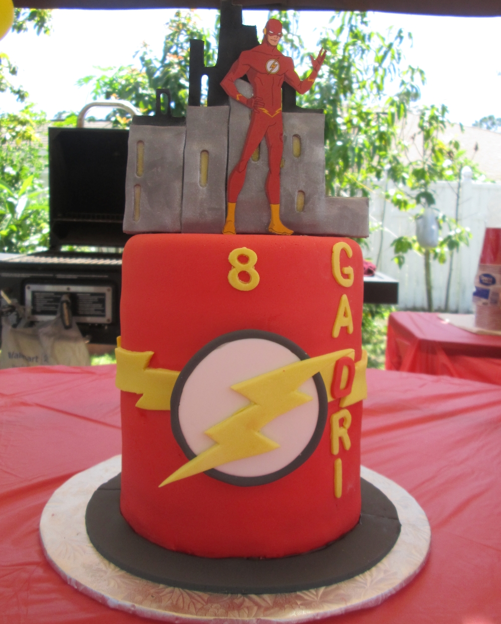 Buy Flash Barry Allen DC Comics Edible Cake Image Topper Personalized Icing  Sugar Paper A4 Sheet Edible Frosting Photo Cake 1/4 ~ Best Quality Edible  Image for cake Online at desertcartSINGAPORE